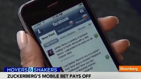 Mark Zuckerberg's Big Mobile Bet Pays Off for Facebook