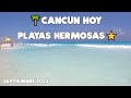 CANCUN🤩LA MEJOR PLAYA SIN DUDA❤️ 2 SEPTIEMBRE🌊PLAYA DELFINES