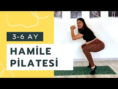 Hamile Pilatesi - 2.Trimester (3-6 Ay) II Pregnancy Pilates (1 kg dumbell ile)