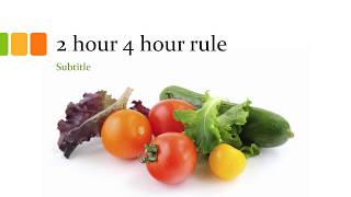 2 hour 4 hour rule