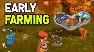 How to EASILY Farm Iron Chunks and Pokeball Materials Early Game in Pokemon Legends Arceus