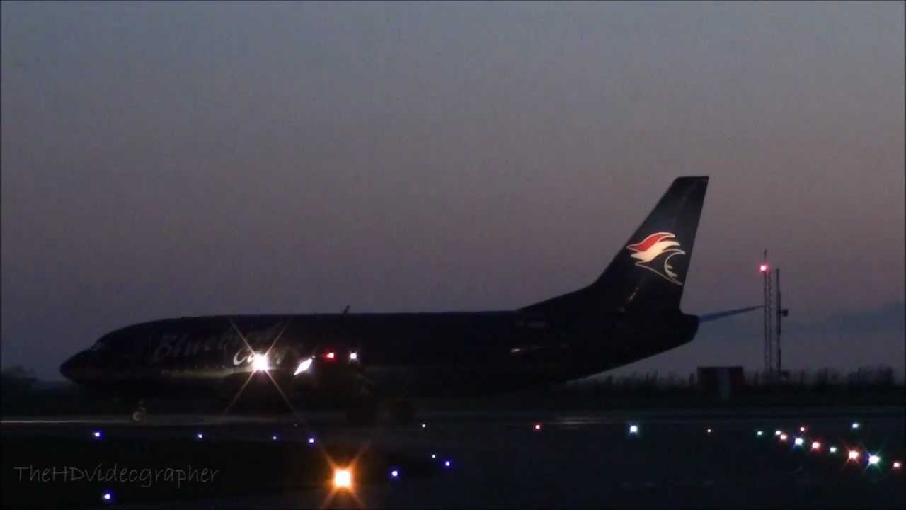 Bluebird Cargo 737-300 Early Morning Departure - East Midlands Airport