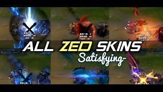 ALL ZED SKINS •Satisfying• [SKINS PREVIEW] | Skin Comparison 2020