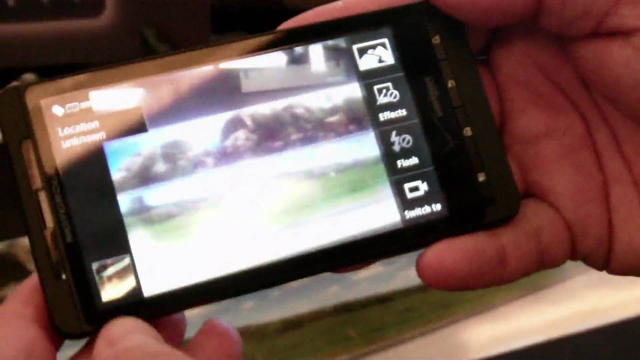 Motorola DROID X demonstration