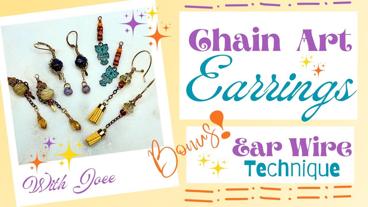 CREATE ARTISAN EAR WIRES: INTERCHANGEABLE & 4 DROPS