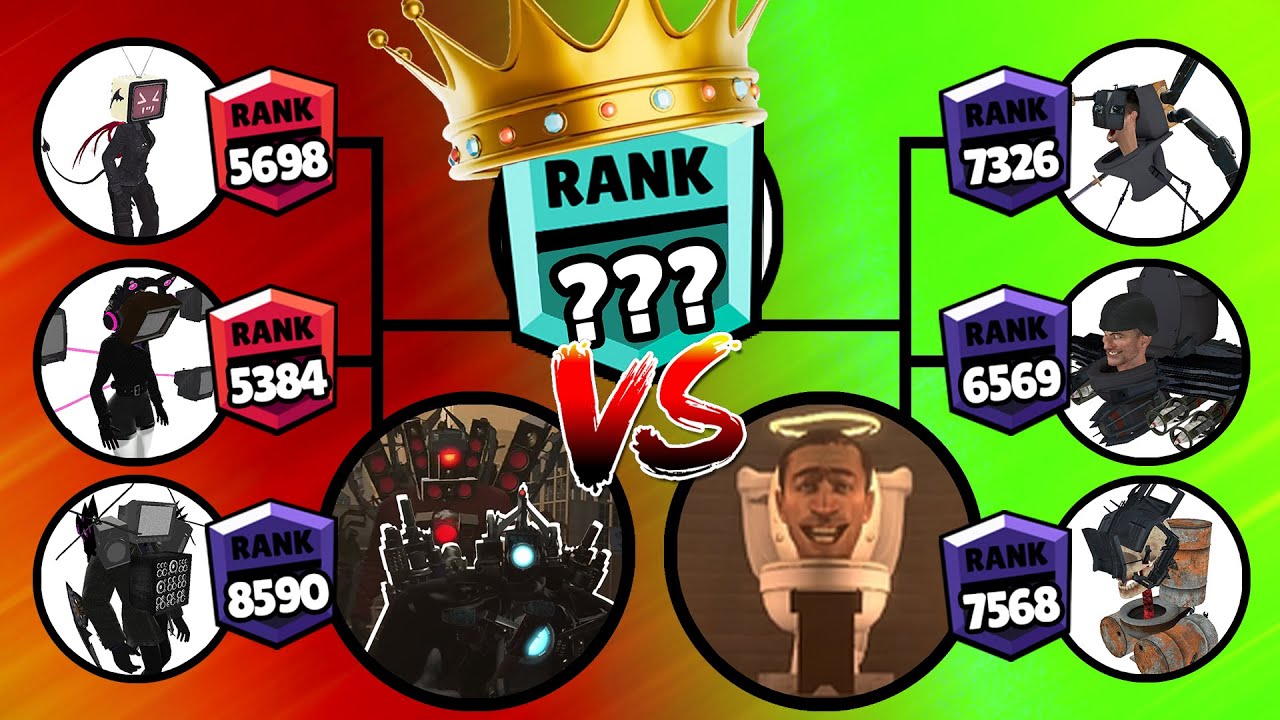 SKIBIDI TOILET BRAWLS STARS RANK UP TOURNAMENT,Titan Cameraman and Speakerman vs Saint Toilet