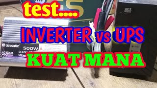 INVERTER 500 WATT VS UPS 600VA ,,