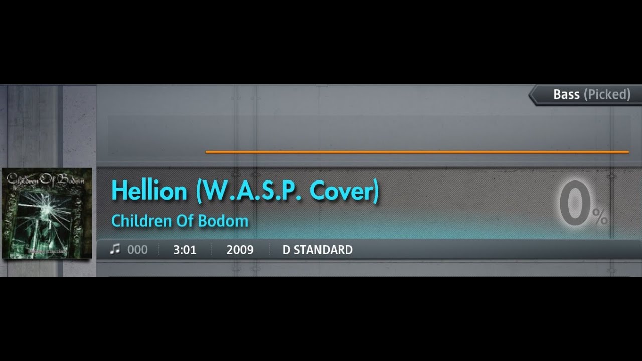 84. HD【Bass】Children of Bodom - Hellion W.A.S.P. cover (Self Practice Rocksmith)