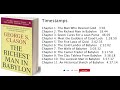 The Richest Man In Babylon Full Audiobook With Timestamps 