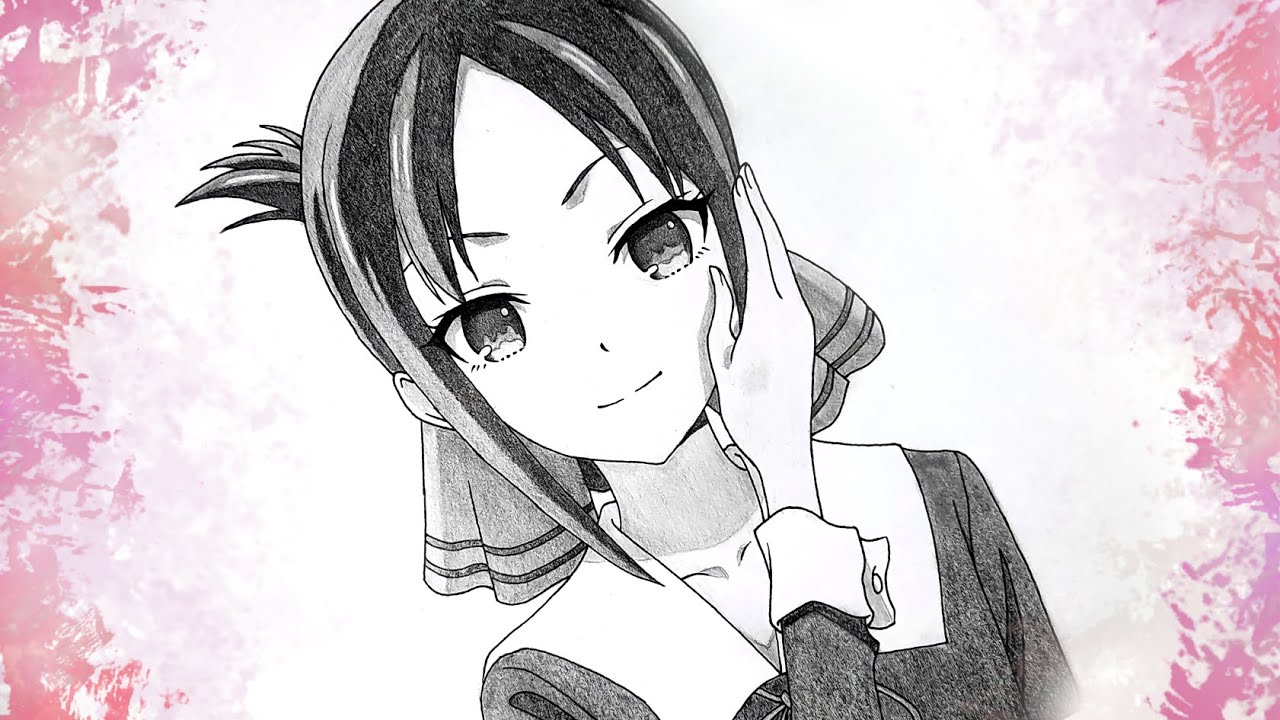 Как нарисовать Кагую Синомию (ее распорядок дня) | Любовь — это война | Пошаговое руководство