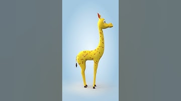 Cartoon Giraffe@CartoonStation-td6nf