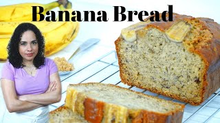 MOIST and SOFT BANANA bread recipe | HOW TO MAKE the PERFECT banana bread