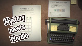 Solve the mystery using Wordle! | Detective Worden