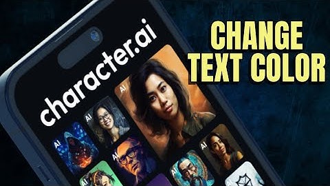 How to Change Color of Text in Character Ai 2025?