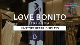 Love Bonito TriNoma In-Store Retail Displays Neocolors