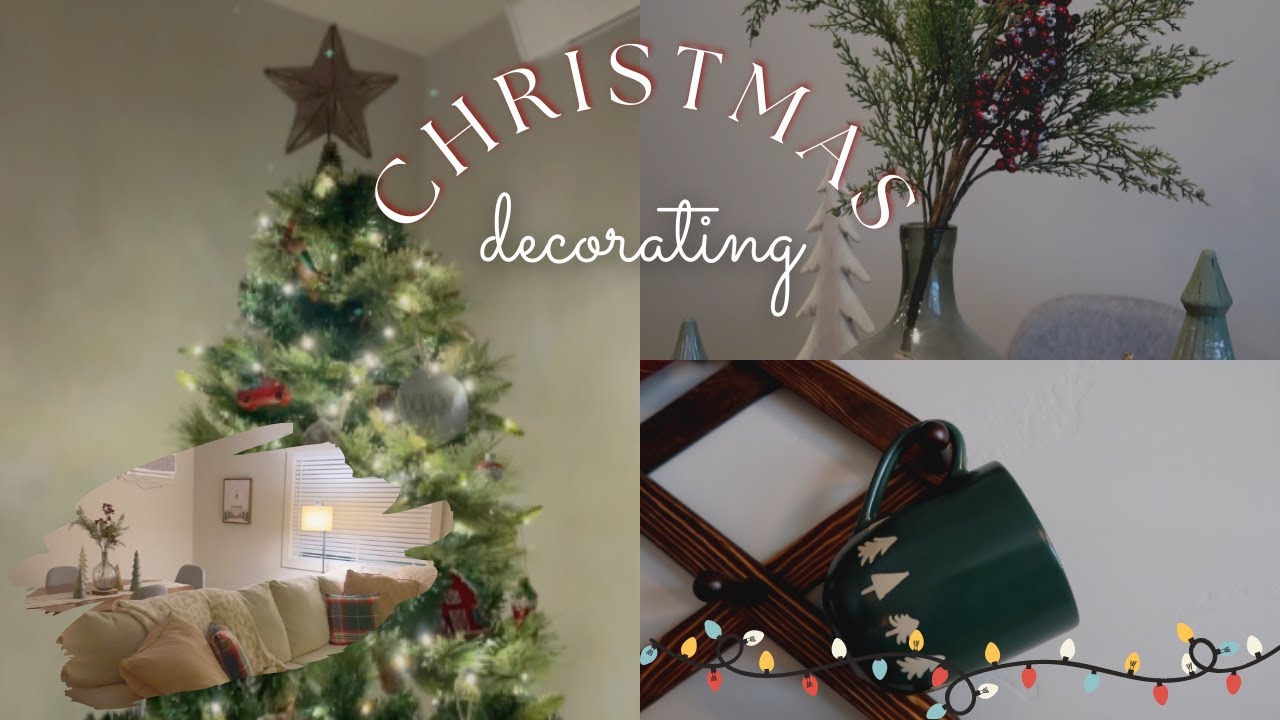 DECORATE FOR CHRISTMAS WITH ME Cozy Christmas vlog YouTube