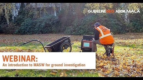 An introduction to MASW for ground investigation