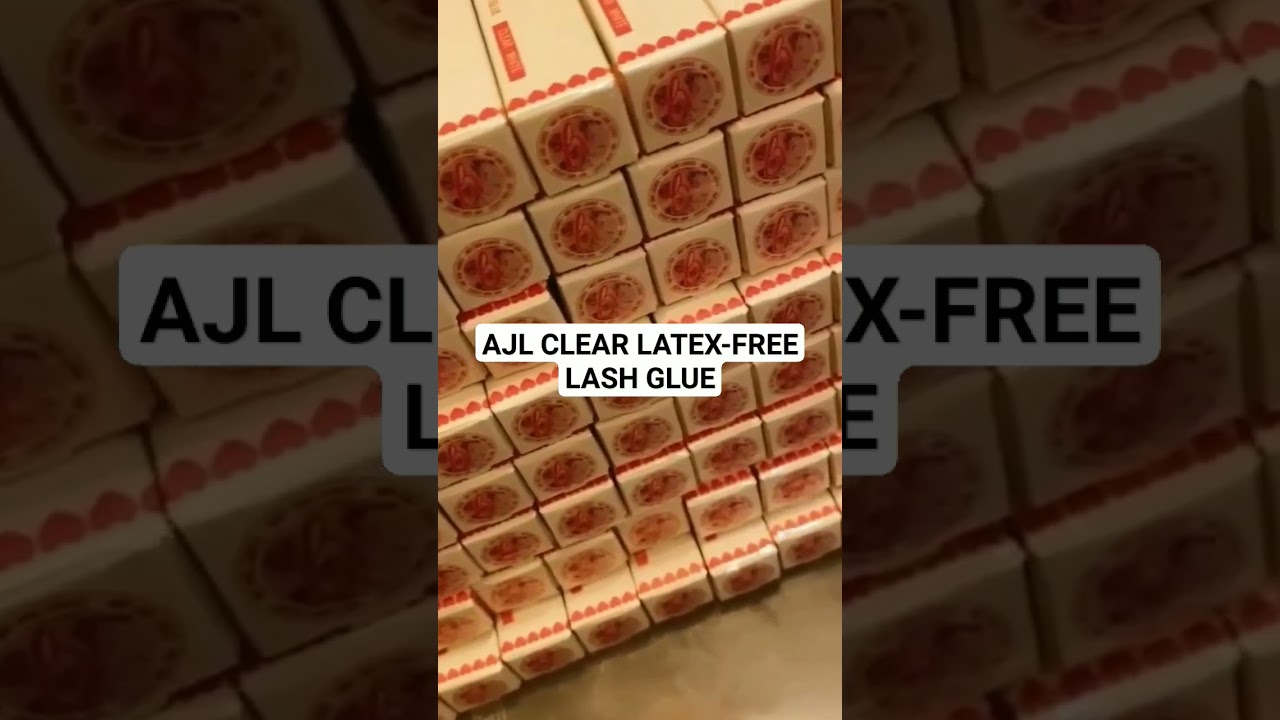 The AJL CLEAR LATEX-FREE LASH GLUE 😍❤️   www.amyjunelashes.com 