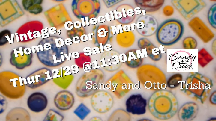 Live Vintage Sale & Chat | Dec 29, 2022 @11:30am et (8:30am pt) #livesale #livevintagesale