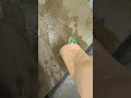 Kantornya habis dicet jadi mumpung ada air hujan bersihnya pakai kaki aj bekas cetny heee