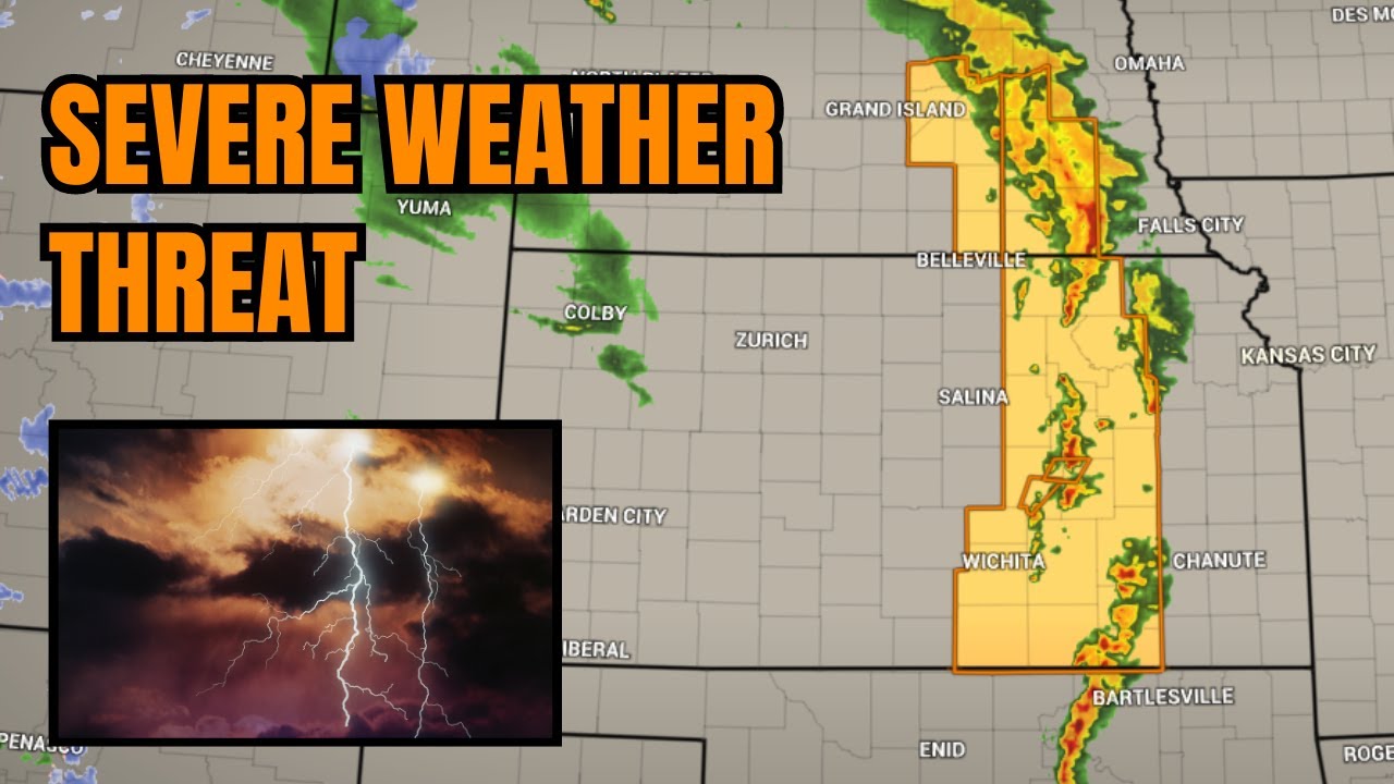 Severe storms possible across the central U.S. tonight - YouTube