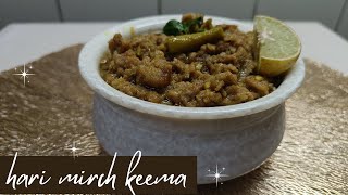 Old Delhi Famous Green Chili Keema | Green Chili Minced Meat | Jama Masjid Keema Recipe by Cooktu...