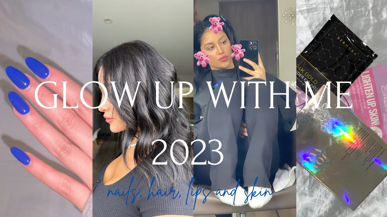 GLOW UP WITH ME FOR 2023 ⎥MAINTENANCE VLOG NAILS, DYEING MY HAIR BLACK ...