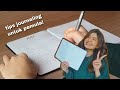 tips journaling untuk pemula | journal with me (indonesia)