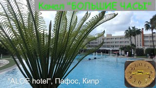  ALOE отель Кипр Пафос внутренний дворик с открытым бассейном 