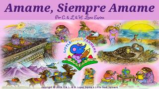Amame, Siempre Amame | Love Me, Always Love Me Official Book Trailer Spanish | Little Book Farmers
