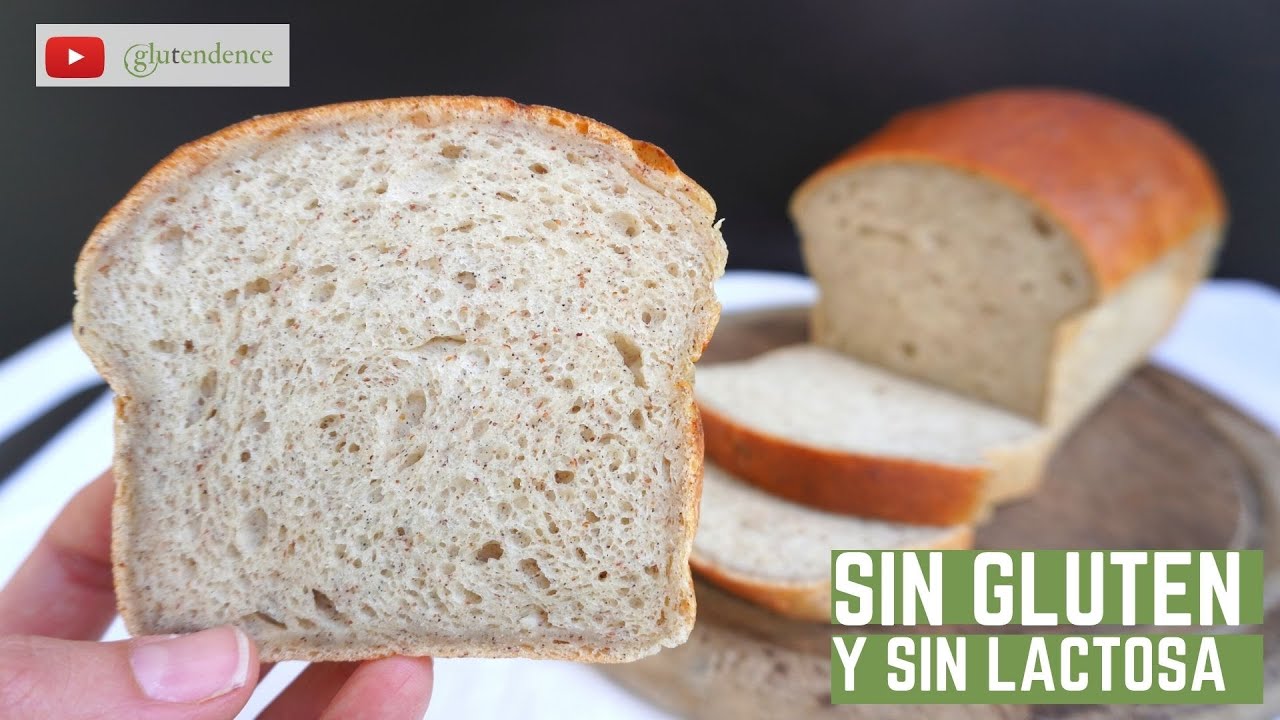 PAN SIN GLUTEN  para sandwich ¡esponjosísimo! (SIN LACTOSA)