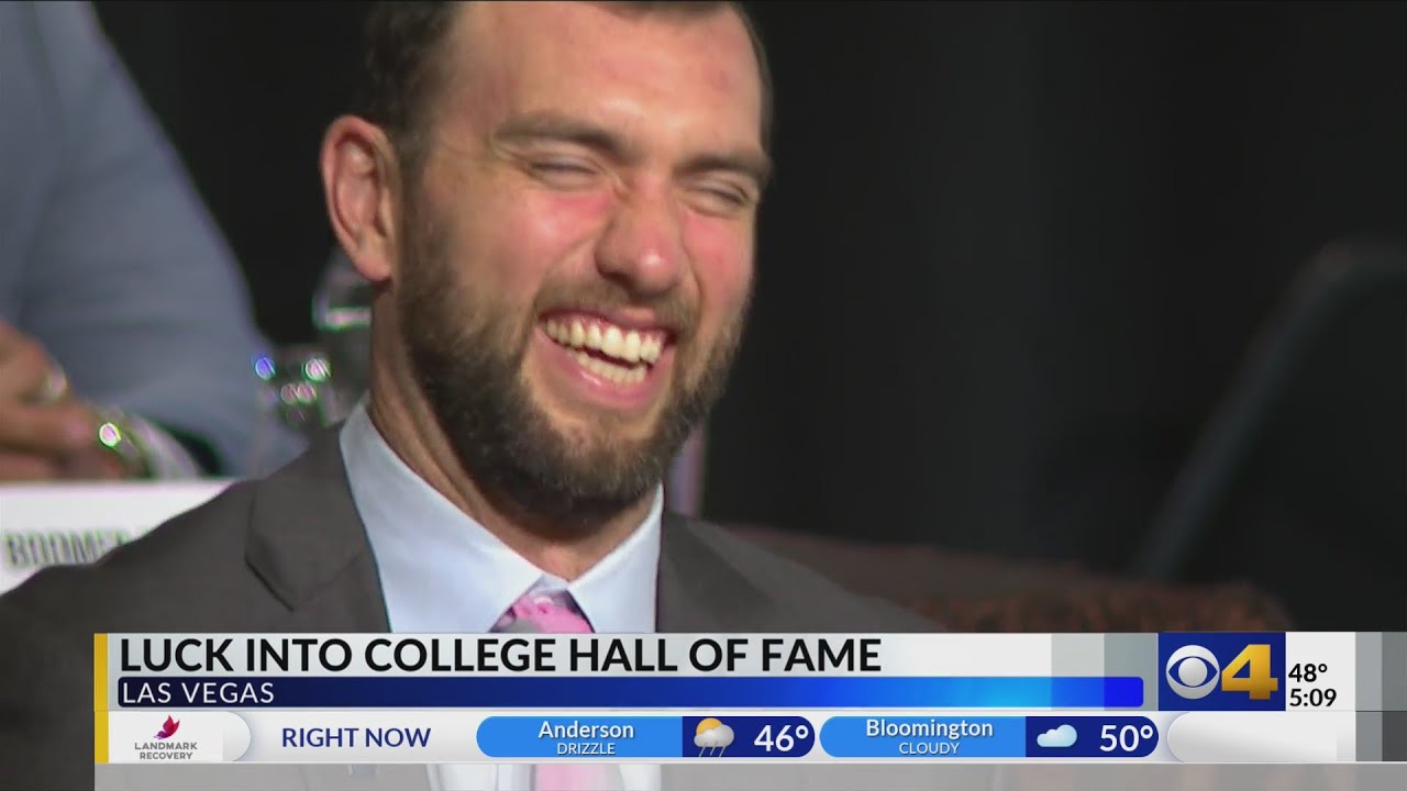 Luck at College Football Hall of Fame Ceremony Win Big Sports