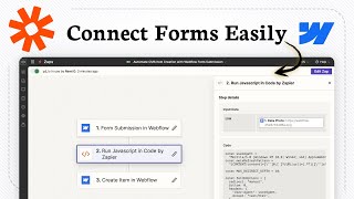 How to Connect Webflow Forms with Zapier (connect form submissions)