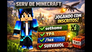 subaton jogando minecraft com os inscritos (horizontal)