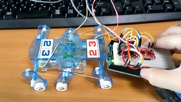 Arduino　ジャイロセンサーによるロボットの制御