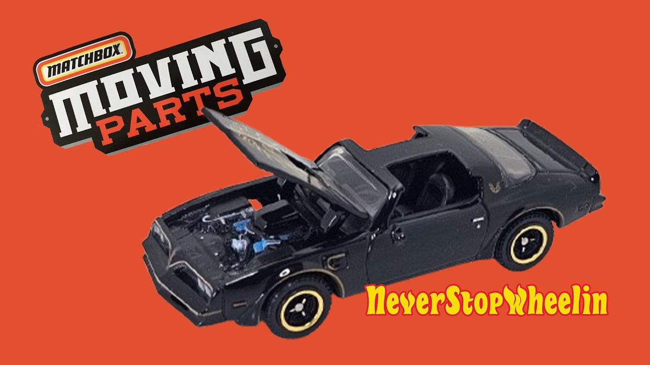 1977 Pontiac Firebird in Starlight Black 2026 Matchbox Moving