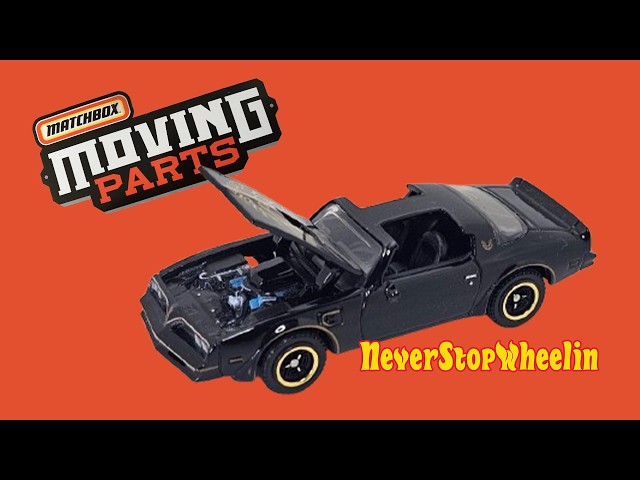 1977 Pontiac Firebird in Starlight Black 2026 Matchbox Moving