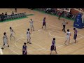 【中学バスケ】　北海道カップ　女子　北海道東川中ＶＳ埼玉春日部豊野中　2017/4/15