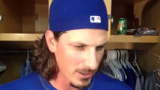 Jeff Samardzija on pitch-count issue: "The light's in the wrong direction"