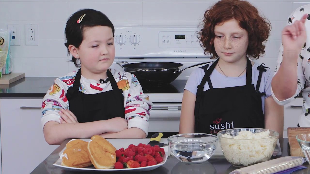 Sushi dessert avec 2 étoiles