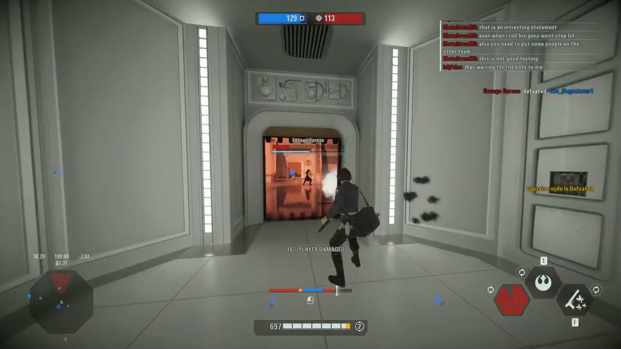 lose mobility at 1.43min again before crash