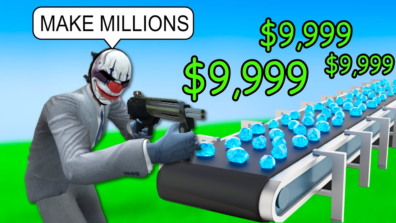 I Built a BLUE STUFF FACTORY To Make MILLIONS in Gmod DarkRP