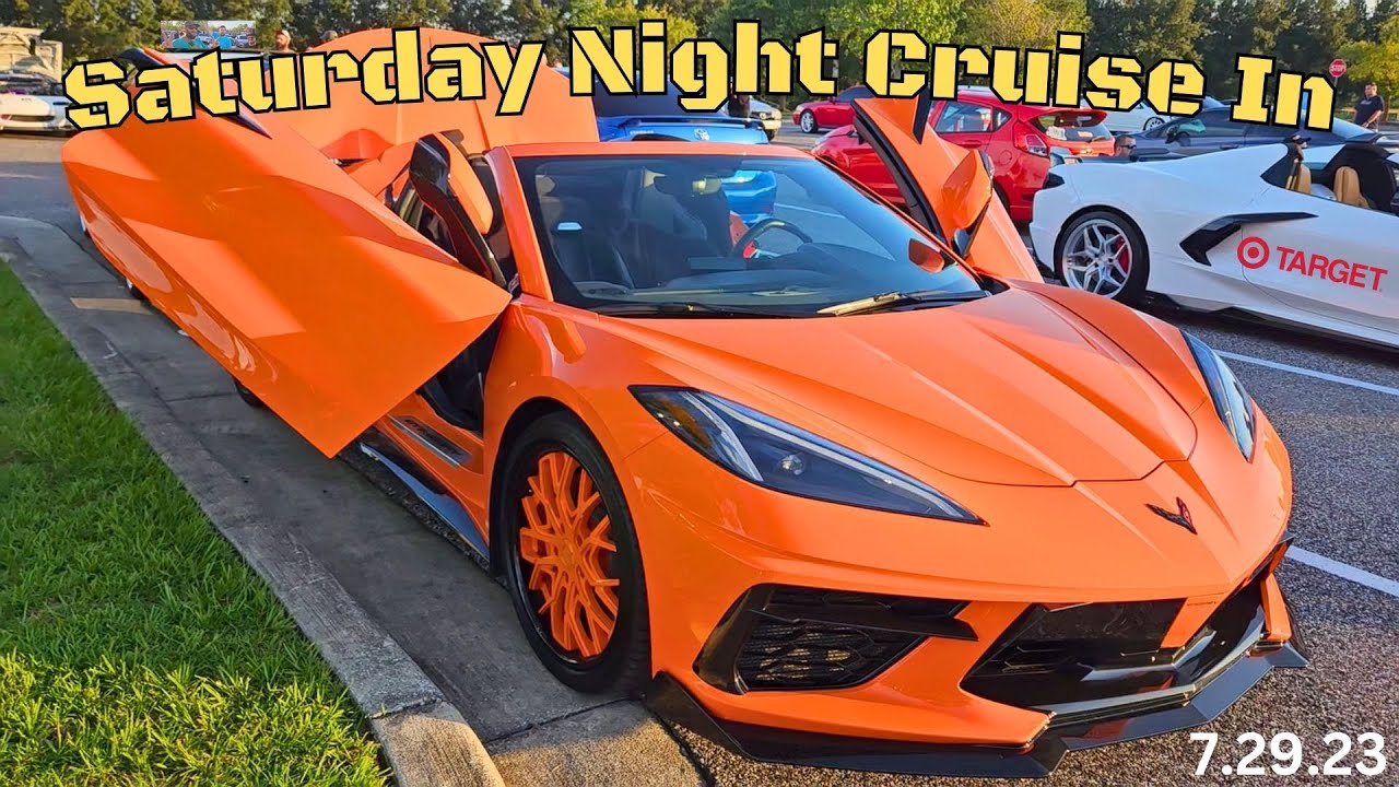 Saturday Night Car Meet 7 29 23 - YouTube