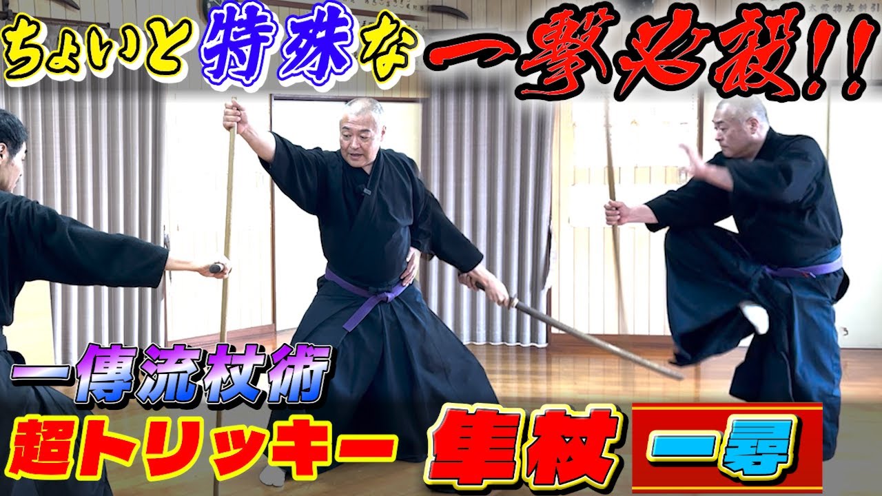 一傳流の長～い隼杖 －一尋－】【瞬撃！】隼杖“ハヤブサの如く”長く