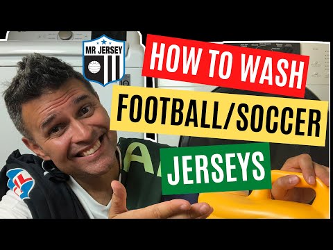 How to Wash Football/Soccer Jerseys  AVOID DECAL & FABRIC DAMAGES