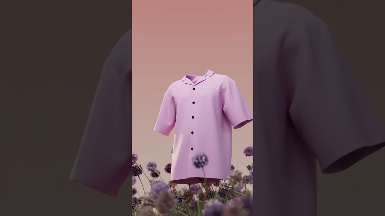 CUBAN TEE- CLO3D AND BLENDER #3danimation #blender3d #clo3d