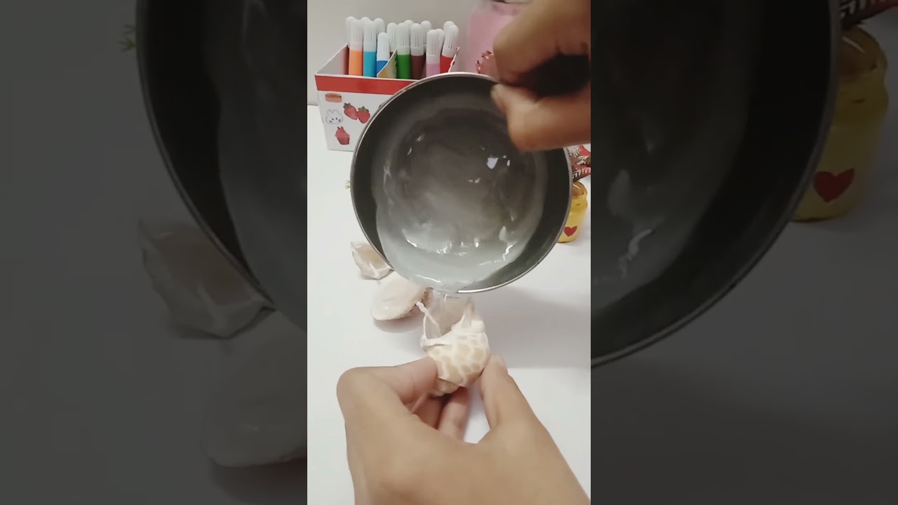Seashell candle making                         