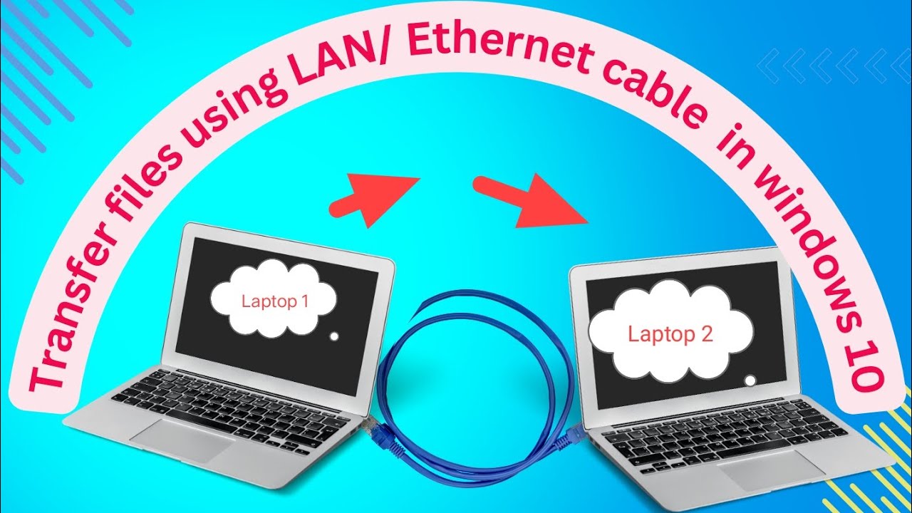 How to share files between 2 laptops using Ethernet cable in Windows ...