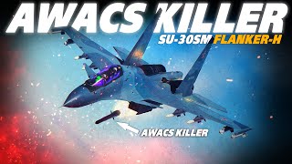 AWACS KILLER | SU-30SM Flanker-H INTERCEPT | F-15 Eagle | Digital Combat Simulator | DCS |