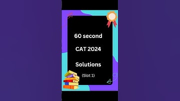 CAT Questions in 60 seconds | CAT 2024 Slot 1 | Geometry | #cat2025prep #cat2025 #catpyqs